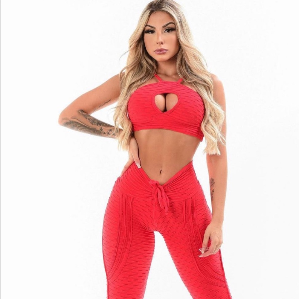 Two piece set - Red - Picture 2 of 3